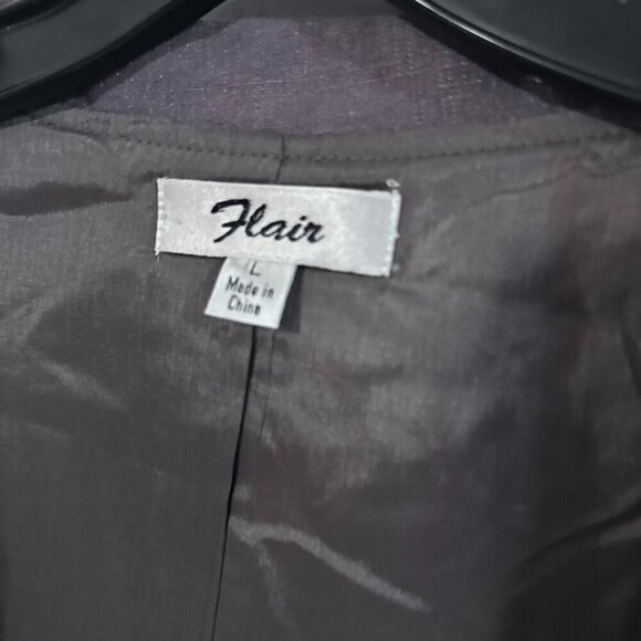 Vintage Flair Jacket Blazer size 12 Skirt Gray Size Large / XL - Picture 10 of 11